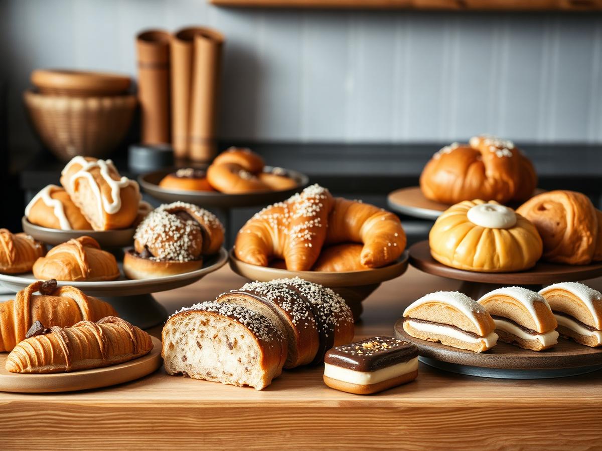 Pains et pâtisseries de la boulangerie P’TIT PARIS Gounghin